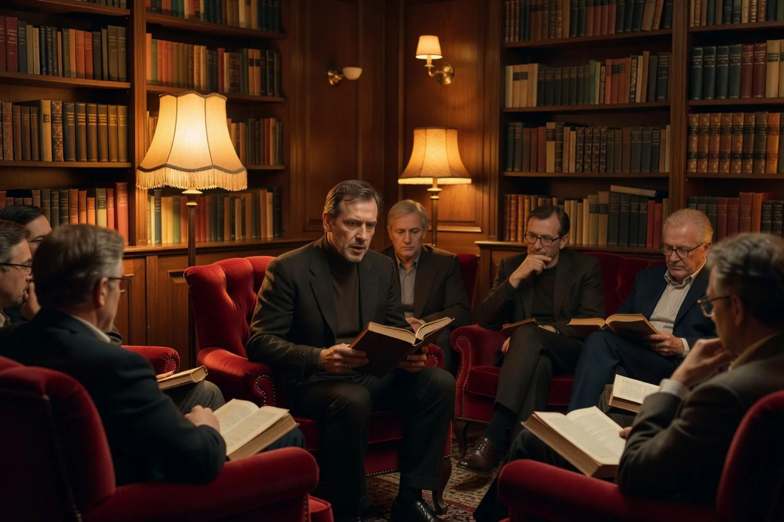 Salle comble lors d'une lecture littéraire russe à Paris