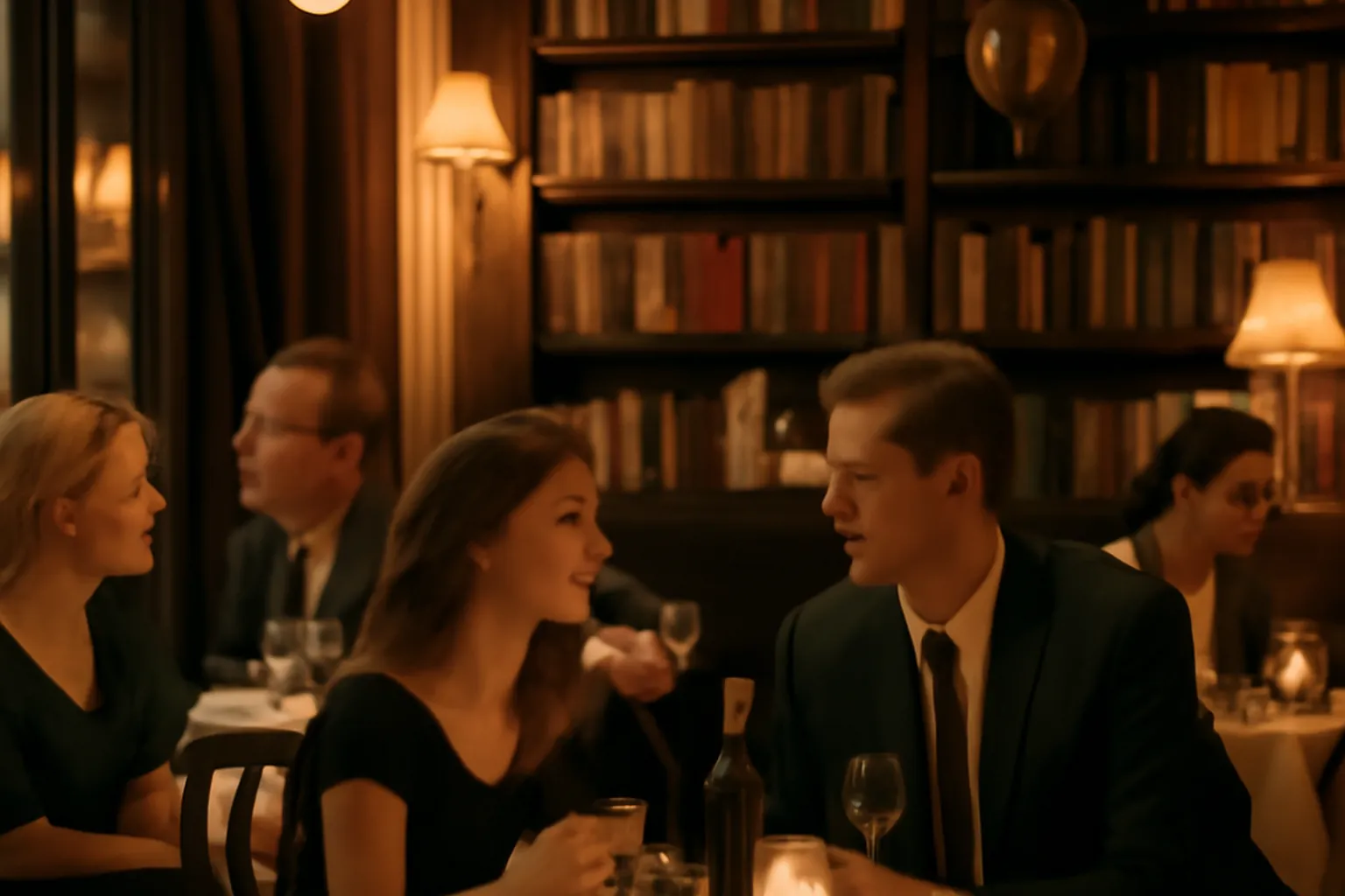 Café littéraire russe à Paris dans l'entre-deux-guerres