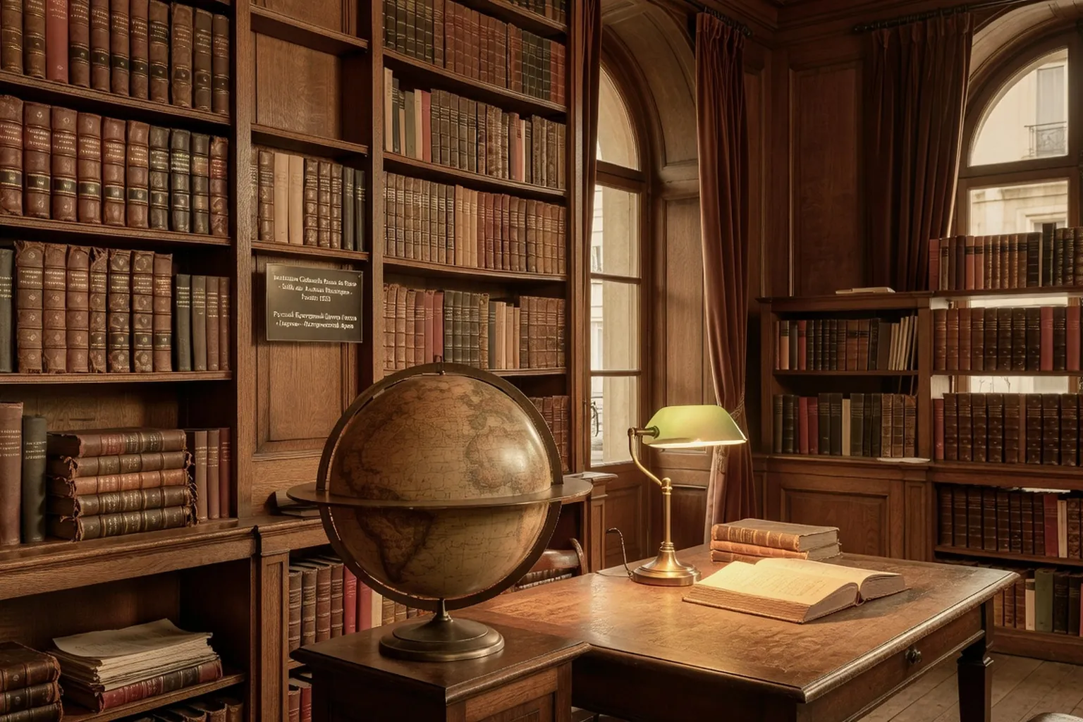 Façade d'un immeuble haussmannien ayant abrité une institution russe