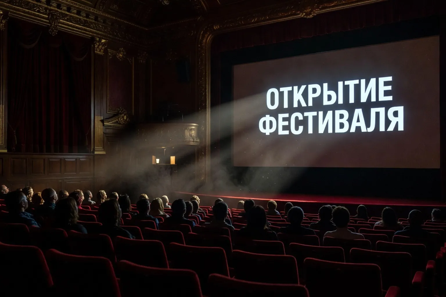 Афиши русских фильмов у входа в парижский кинотеатр авторского кино