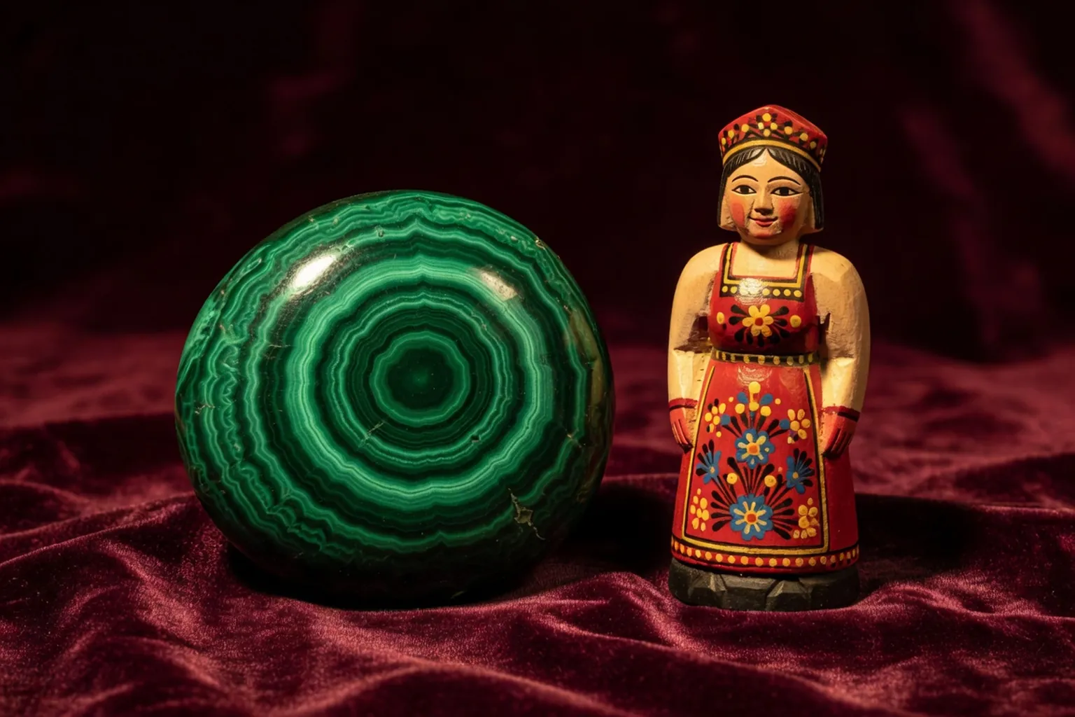 Illustration ancienne d'un conte russe de l'Oural