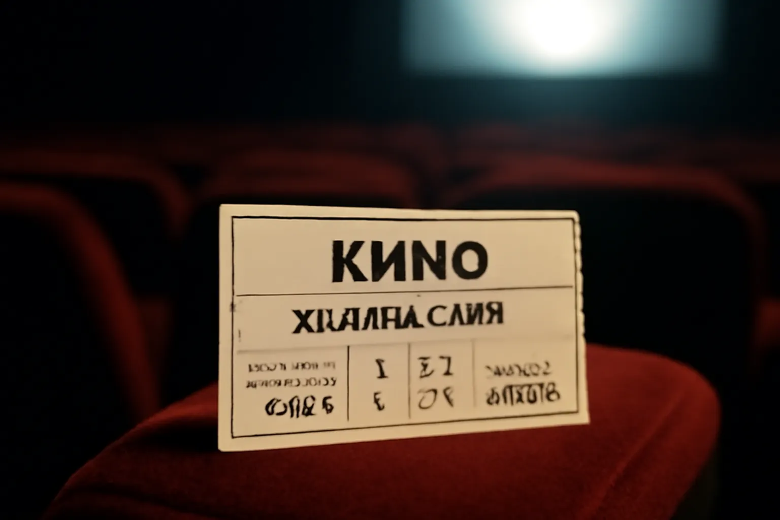 Salle de cinéma d'art et essai parisienne, projection en soirée