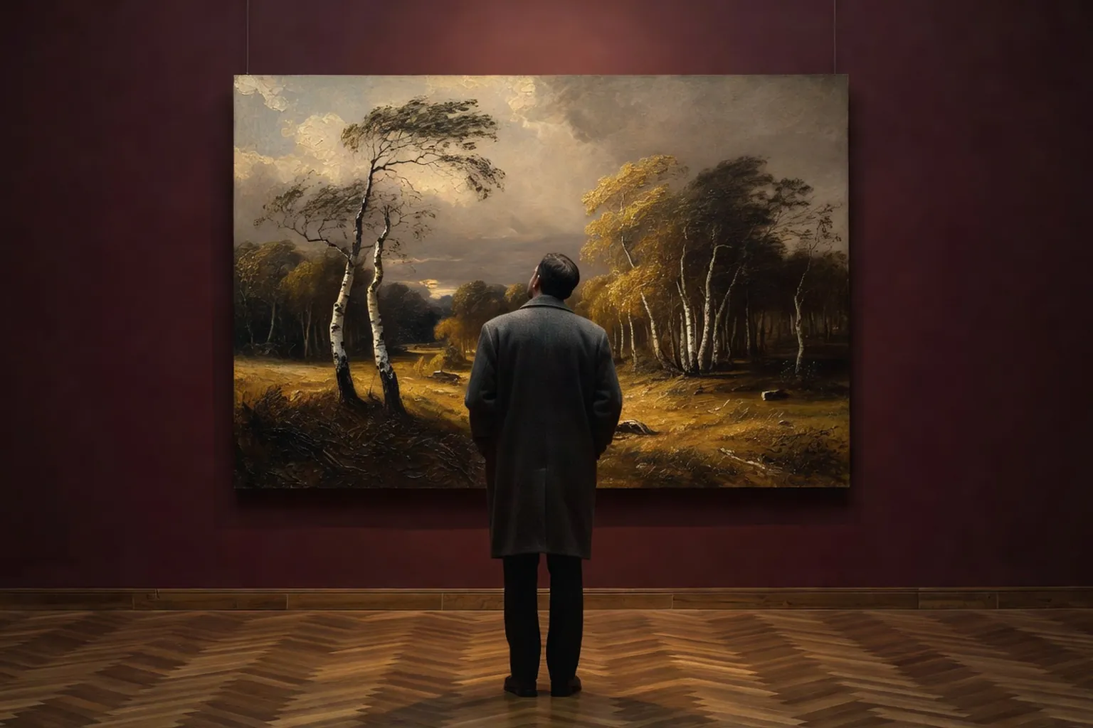 Деталь супрематистской композиции в музейной рамe